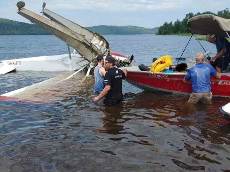 Paul Byron du Tricolore aide à sauver un pilote après l’écrasement d’un hydravion