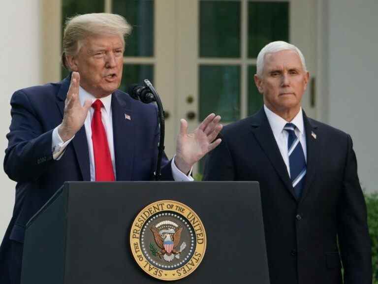 Donald Trump et Mike Pence de retour à Washington pour des discours rivaux