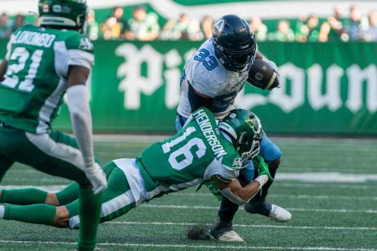 Andrew Harris entre dans l’histoire à Mosaic, menant Argos à une victoire désordonnée sur Riders