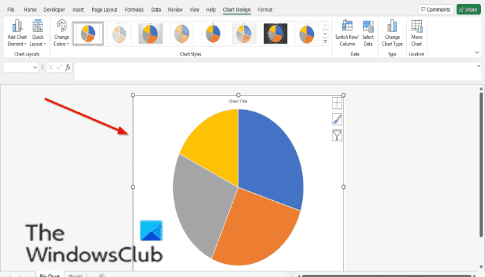 Comment déplacer et redimensionner un graphique dans Excel