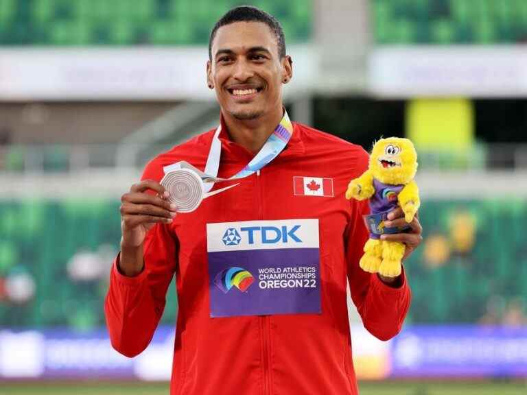 Le Canadien Pierce LePage décroche la médaille d’argent au décathlon aux championnats du monde