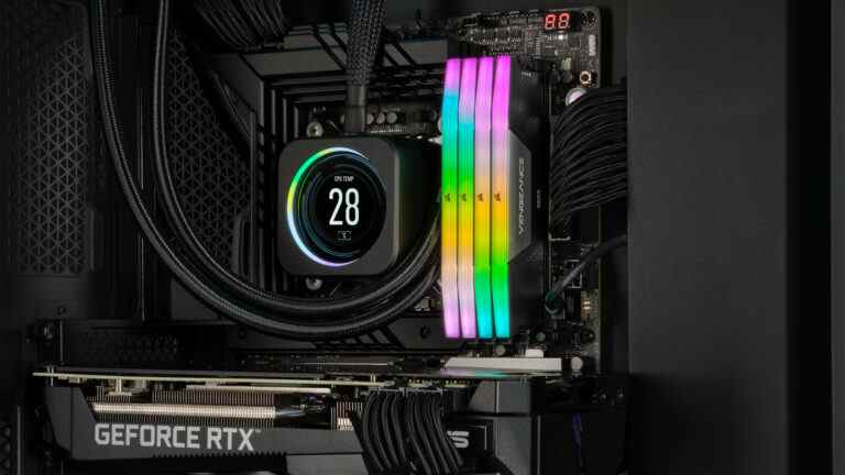 La RAM de jeu Corsair Vengeance DDR5 est désormais disponible avec RVB
