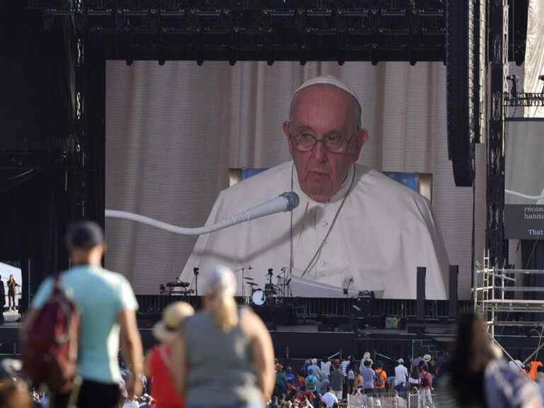 Le pape François exprime « honte et tristesse » pour les pensionnats dans un discours au Québec