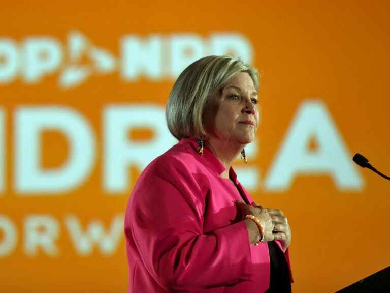 L’ancienne chef du NPD de l’Ontario, Andrea Horwath, annonce sa candidature à la mairie de Hamilton