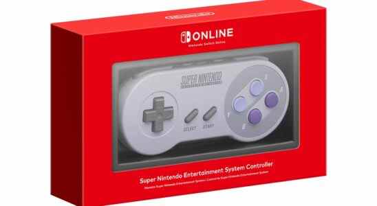 Image of a retro-style controller released for the Ninendo Switch