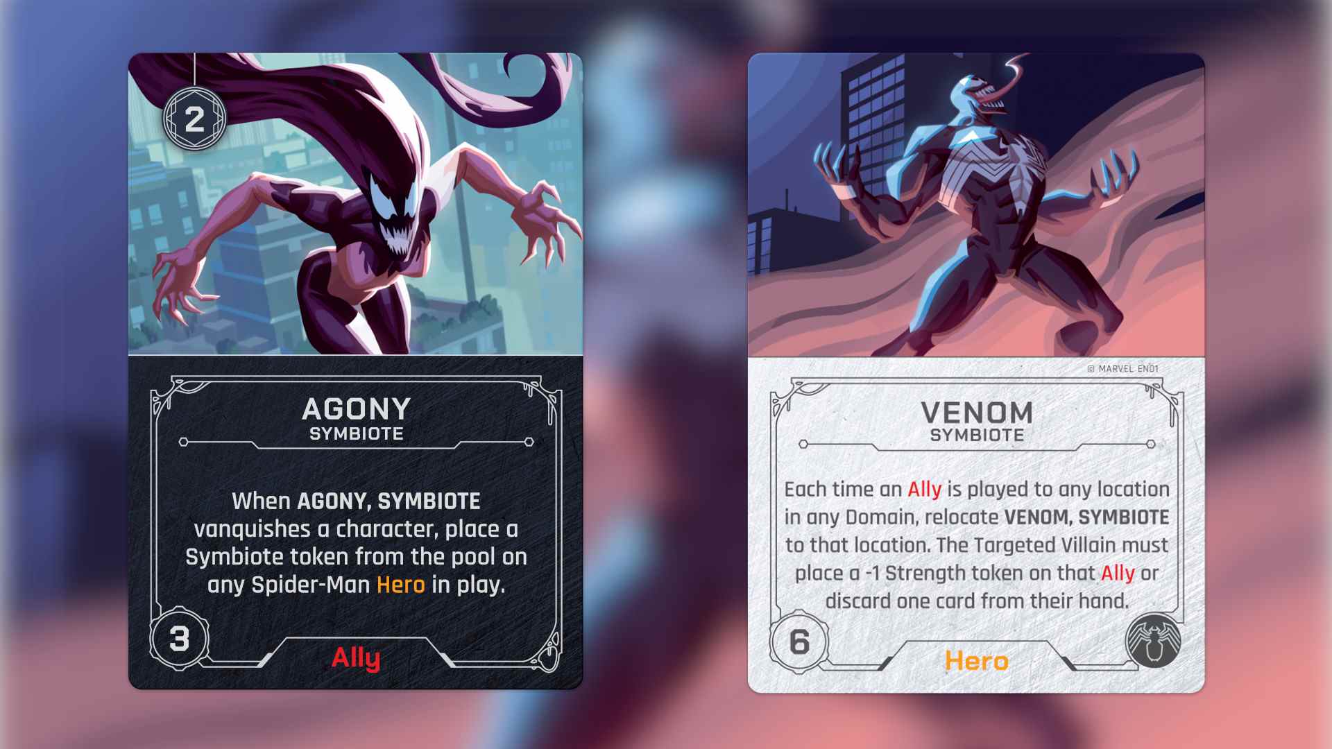 Cartes Marvel Villainous : We Are Venom