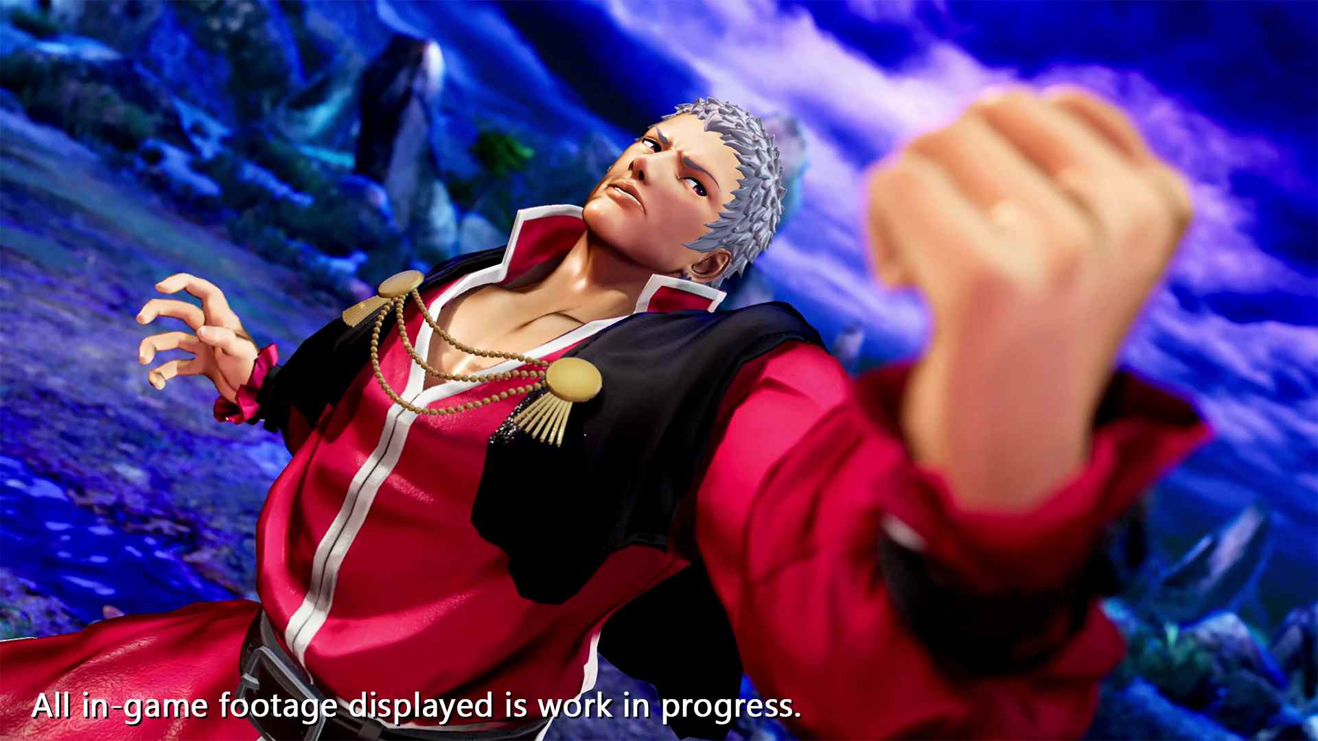 Bande-annonce des personnages du DLC King of Fighters XV Orochi Yashiro, Orochi Shermie et Orochi Chris, captures d'écran    
