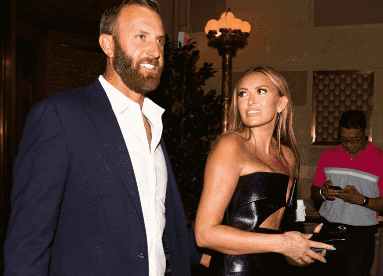 Paulina Gretzky bavarde avec Trump avant l’événement LIV Golf