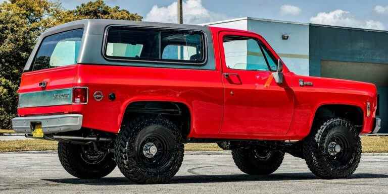 1978 Chevrolet K5 Blazer est le choix d’enchères d’aujourd’hui