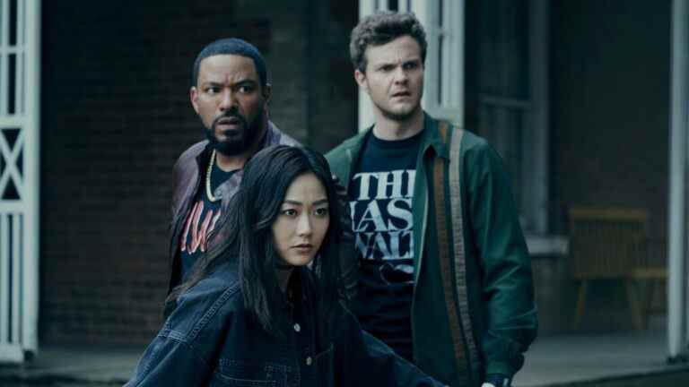 The Boys Season 3 Laz Alonso, Jack Quaid, Karen Fukuhara