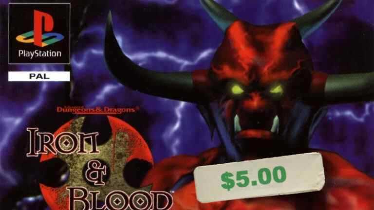 Advanced Dungeons & Dragons: Iron & Blood: Warriors of Ravenloft for PS1 is not worth typing out