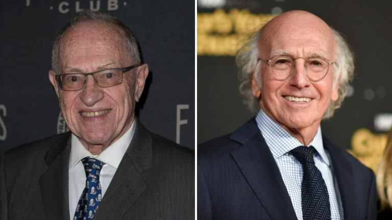 Alan Dershowitz, Larry David