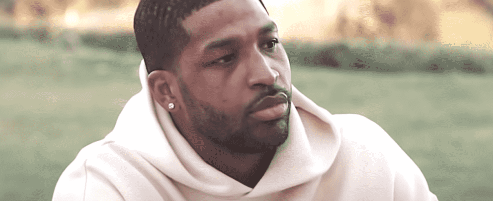 Tristan Thompson talks to Khloe Kardashian (not pictured) on Keeping up with the Kardashians.