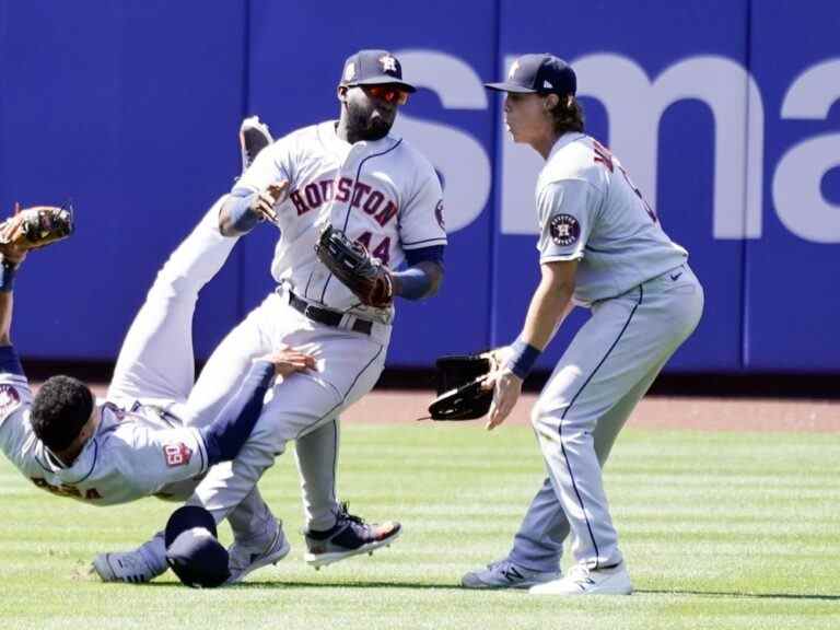 Alvarez des Astros et Pena blessés dans une collision à la poursuite des Mets