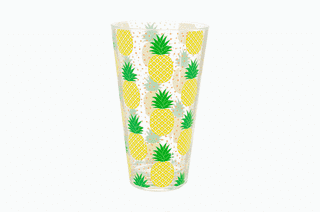 Verres à pique-nique ananas officiels Love Island - lot de 2