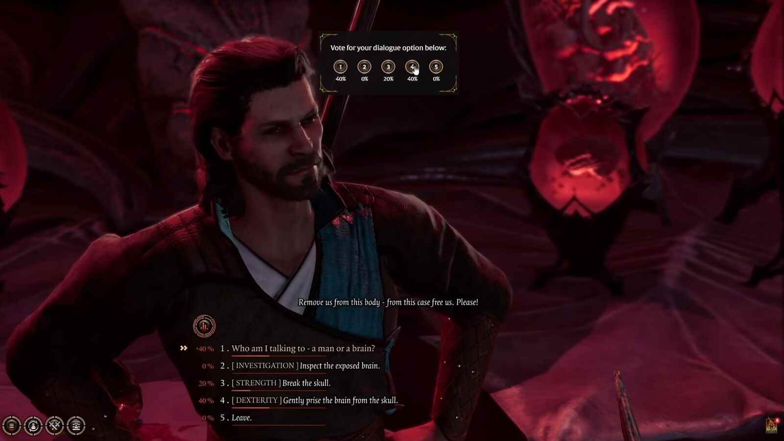 Baldur's Gate 3 permettra à vos partenaires coopératifs et au chat Twitch de voter sur les choix de dialogue

