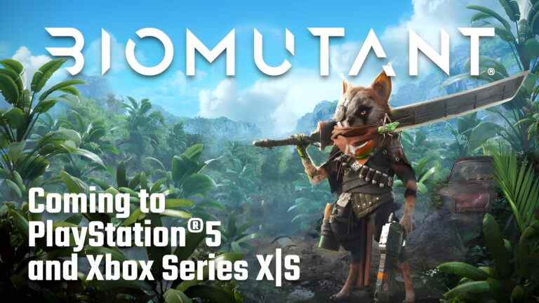 Biomutant arrive sur PS5 et Xbox Series le 6 septembre    
