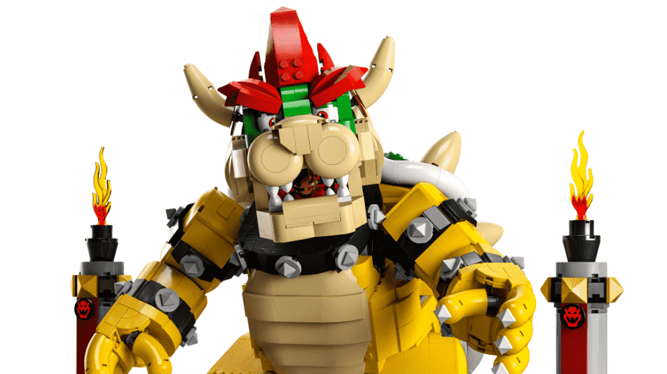 Bowser est maintenant un énorme kit LEGO Mario de 2 807 pièces
