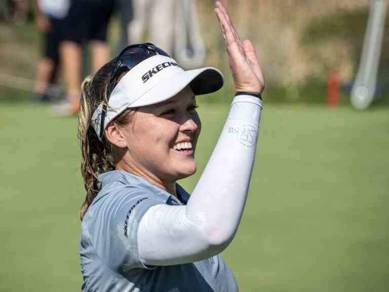 Brooke Henderson se retire du championnat écossais