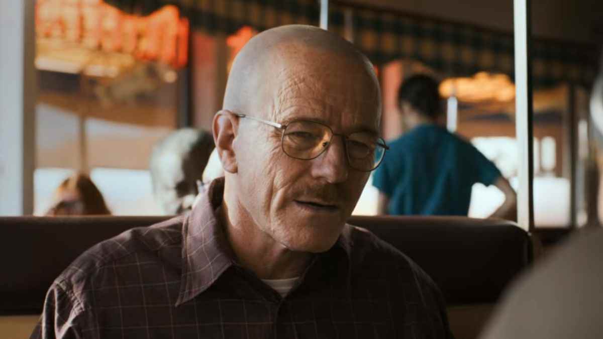 Walt at diner with Jesse in El Camino: A Breaking Bad Movie