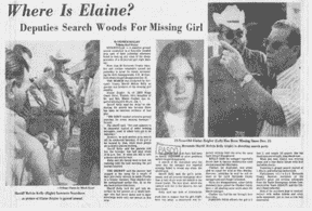 La chasse à Elaine.  TAMPA TRIBUNE