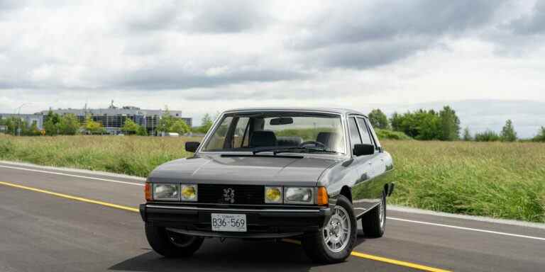 Cette Peugeot 604 est la restauration obsessionnelle d’un homme