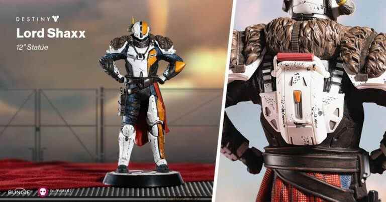 Cette nouvelle statue de Destiny Lord Shaxx a des « caractéristiques peintes à la main » et ne vous criera pas dessus lorsque vous aspirez Crucible