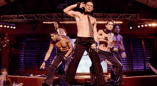 Adam Rodriguez, Channing Tatum, Matt Bomer and Joe Manganiello in Magic Mike