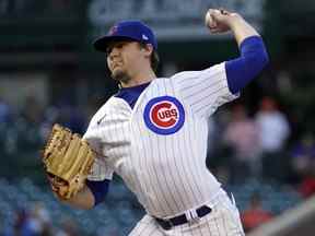 Justin Steele des Chicago Cubs lance lors de la première manche contre les Orioles de Baltimore au Wrigley Field le 13 juillet 2022 à Chicago, Illinois.