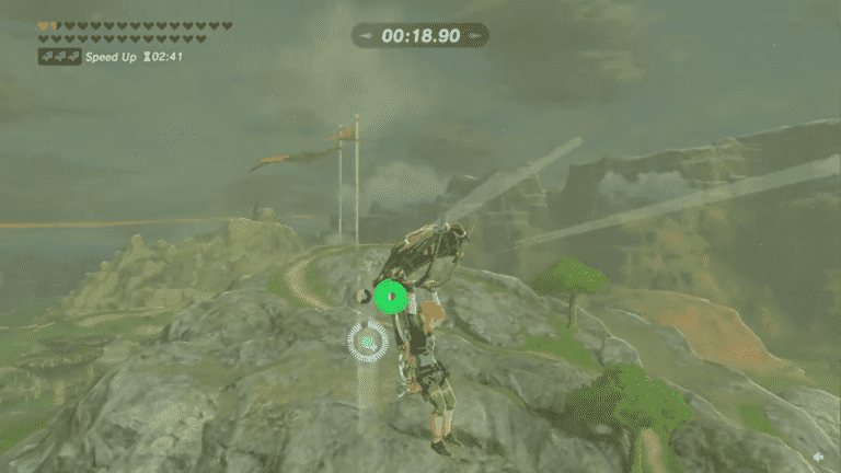 Course à pied Breath of the Wild Mount Rhoam terminée en 23 secondes à l’aide d’un piratage astucieux à la bombe