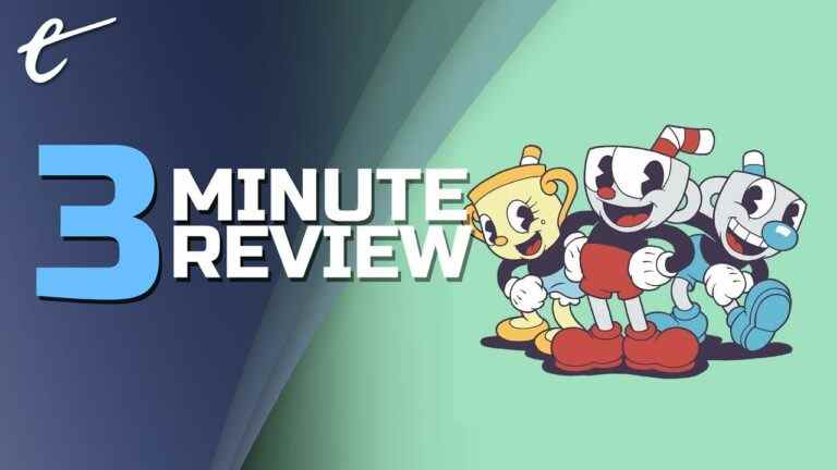 Cuphead : la délicieuse dernière revue de cours en 3 minutes : savoureuse comme jamais
