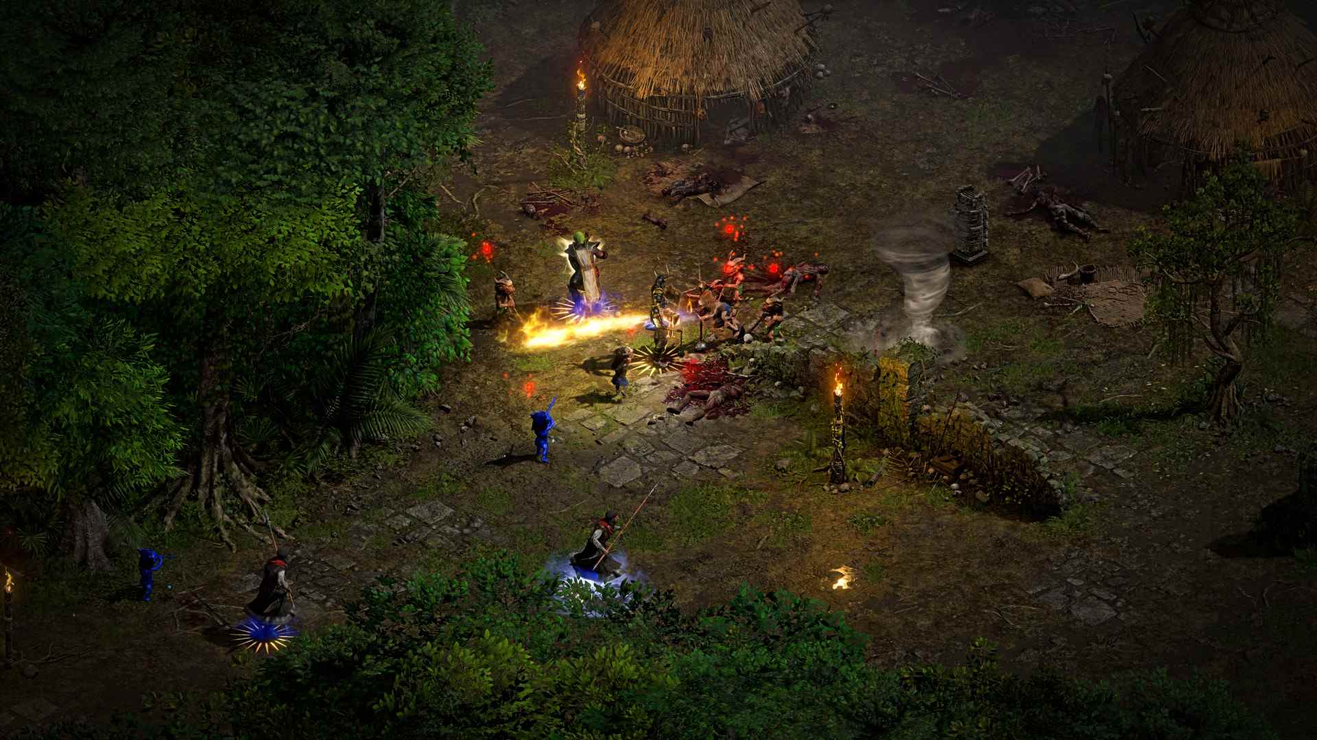 Diablo 2 Les joueurs ressuscités s'affrontent sur un terrain