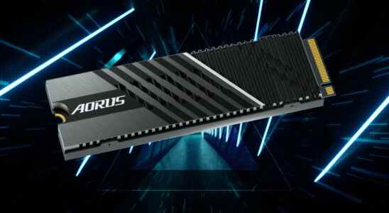 Économisez 43 % sur ce SSD NVMe de 1 To de Gigabyte Aorus