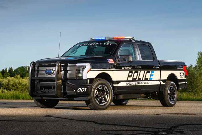 Ford dévoile un F-150 Lightning construit pour le travail de la police