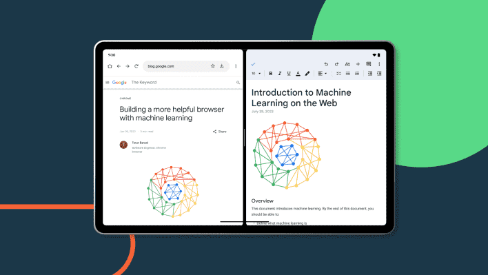 Google ajoute de nouvelles optimisations Drive, Docs, Sheets, Slides et Keep pour les tablettes