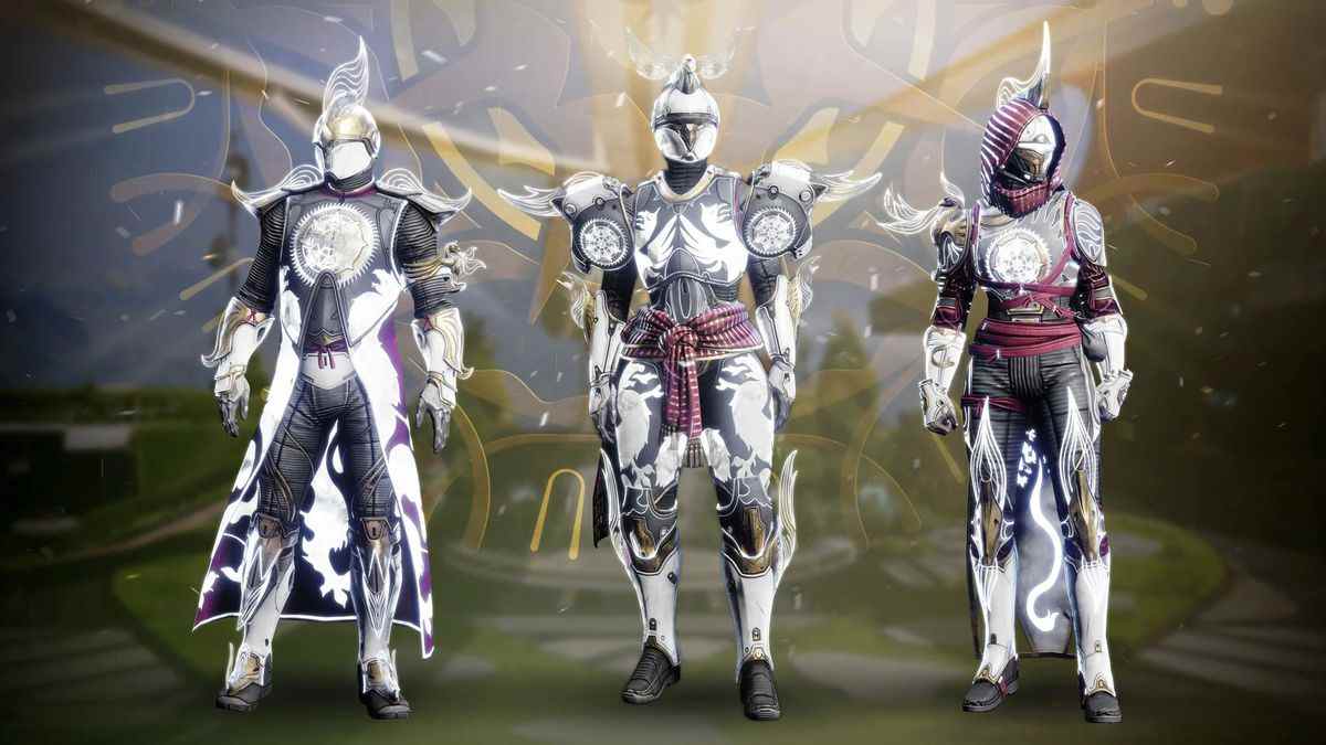 Un aperçu des trois armures de classe dans l'événement Solstice 2022 de Destiny 2