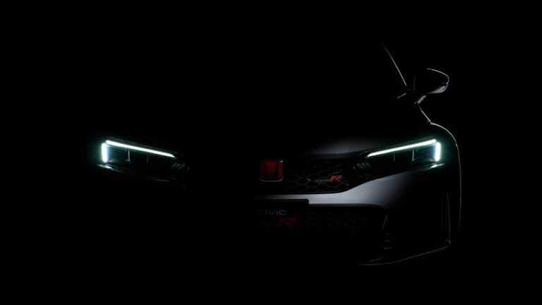 Image complète des fuites de la Honda Civic Type R 2023 juste avant ses débuts