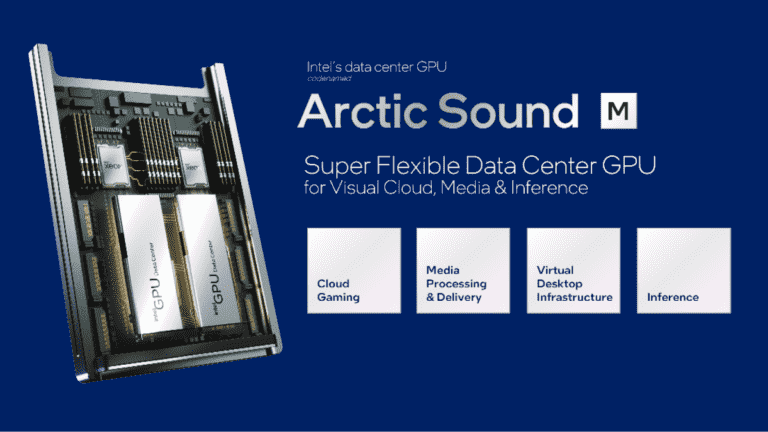 Intel commence à expédier des GPU Arctic Sound-M alimentés par ACM-G10