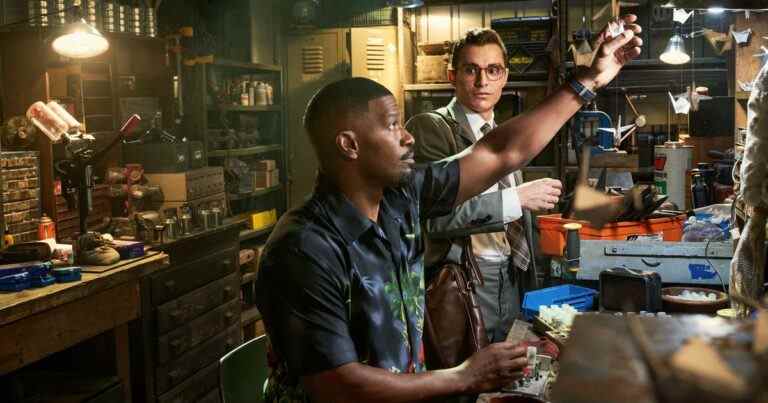 Jamie Foxx et Dave Franco Stomp Some Vamps in Day Shift
