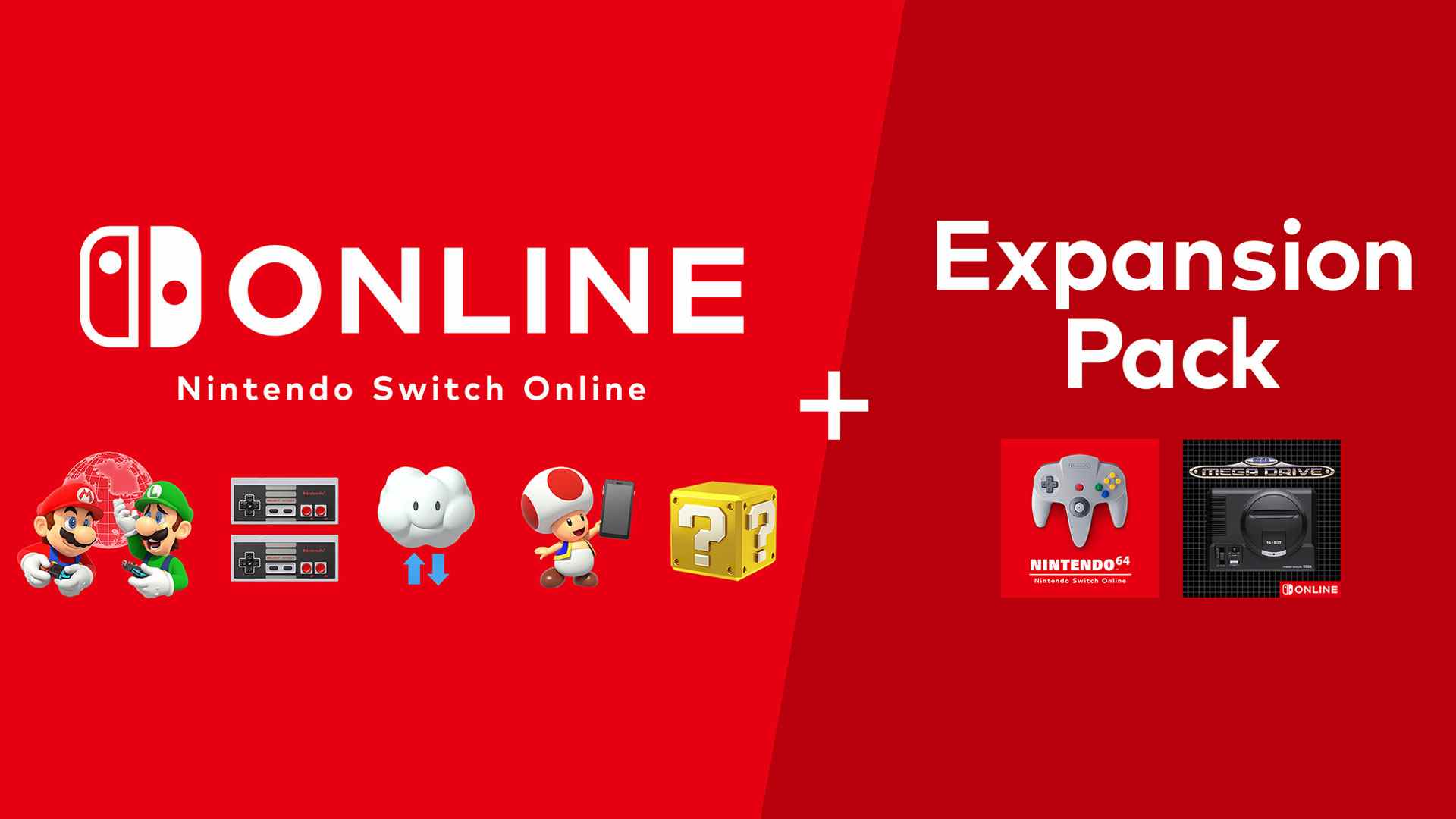 NIntendo Switch Online + détails du pack d'extension