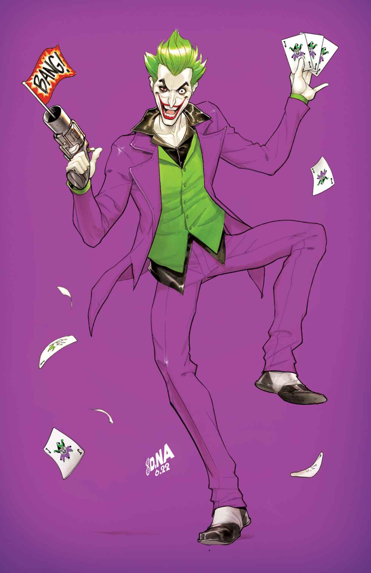 Le Joker : L'homme qui s'arrêta de rire #1 variante par David Nakayama