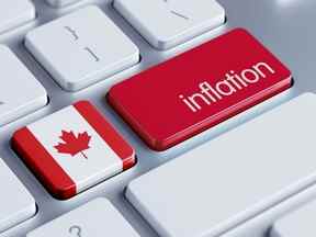 Canada Concept d'inflation à haute résolution