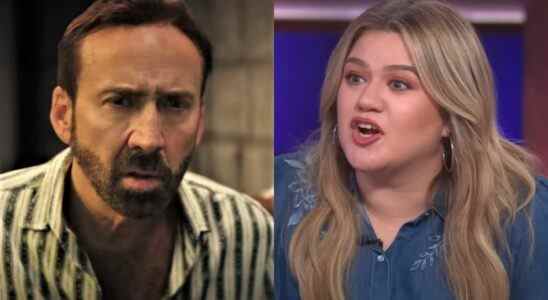 Kelly Clarkson panique quand Nic Cage admet qu'il a ajouté une scène de poids insupportable au scénario est totalement adorable