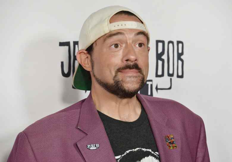 Kevin Smith arrives at the JAY AND SILENT BOB REBOOT Los Angeles Screening held at the TCL Chinese Theatre in Hollywood, CA on Monday, October 14, 2019. (Photo By Sthanlee B. Mirador/Sipa USA)(Sipa via AP Images)