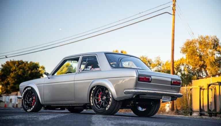 La Datsun 510 à moteur V-8 combine l’éclat d’une voiture d’exposition avec un cœur de voiture de course