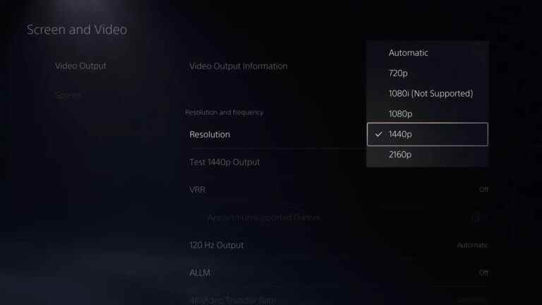 La PS5 prend enfin en charge les moniteurs et les dossiers 1440p
