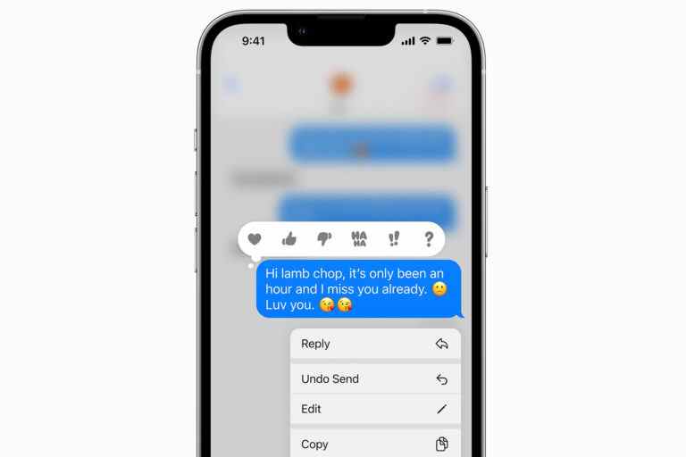 La dernière version bêta d’iOS 16 limite la possibilité de modifier et de supprimer des messages