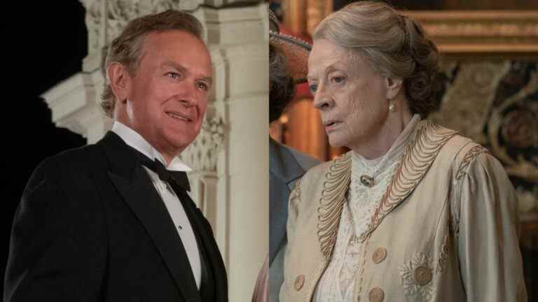 La douce conversation que Hugh Bonneville a eue avec Maggie Smith après avoir tourné sa dernière scène à Downton Abbey
