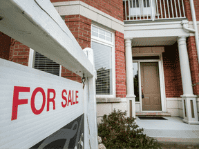 Une maison à vendre à Mississauga, le mardi 5 juillet 2022. [Photo Peter J. Thompson/National Post]