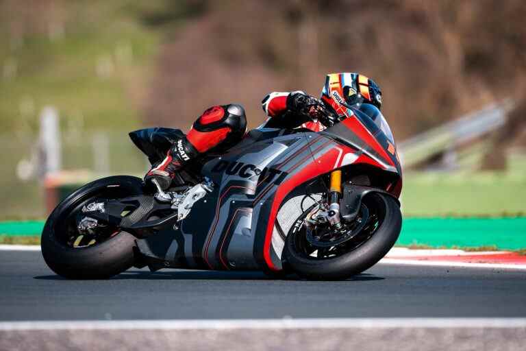 La première moto électrique de Ducati est conçue pour les courses MotoE